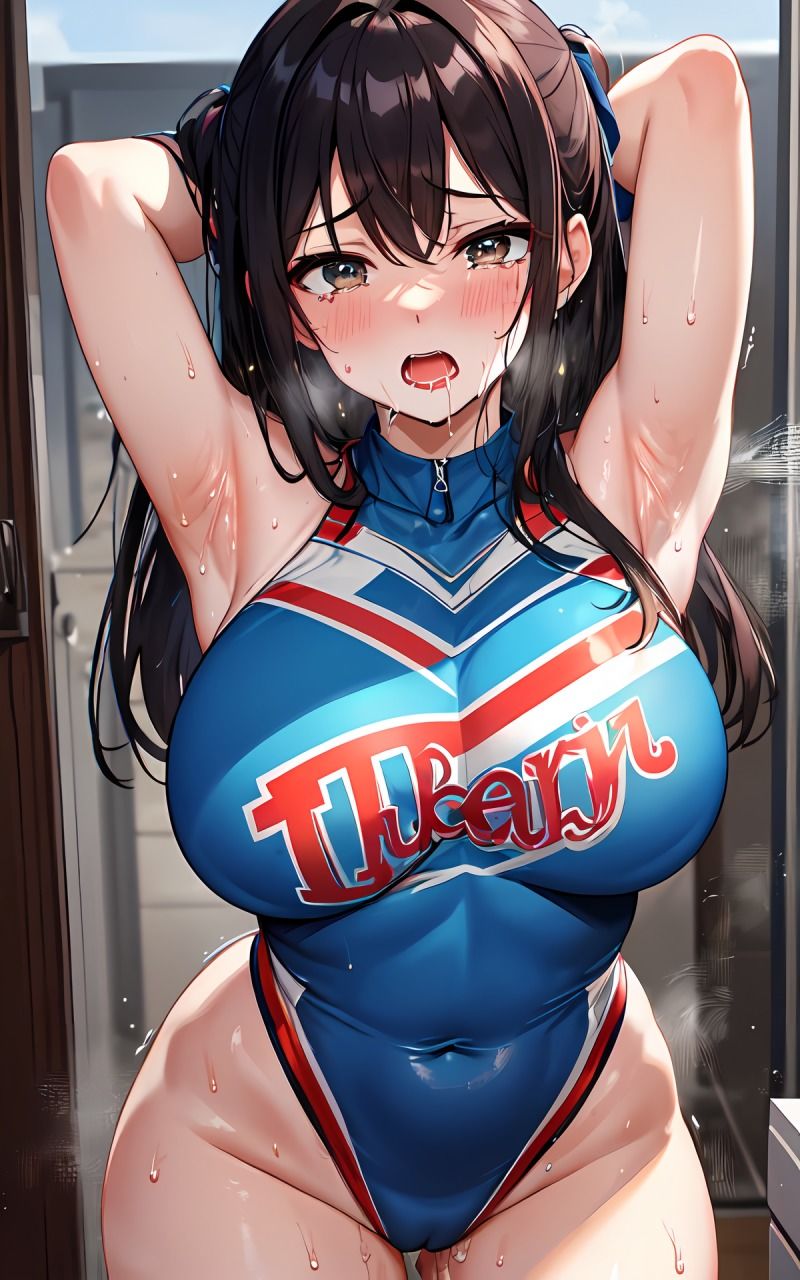 サンプル画像2:興奮しながら見つめてくるチアガールのワキを堪能する(ryuta) [d_303796]