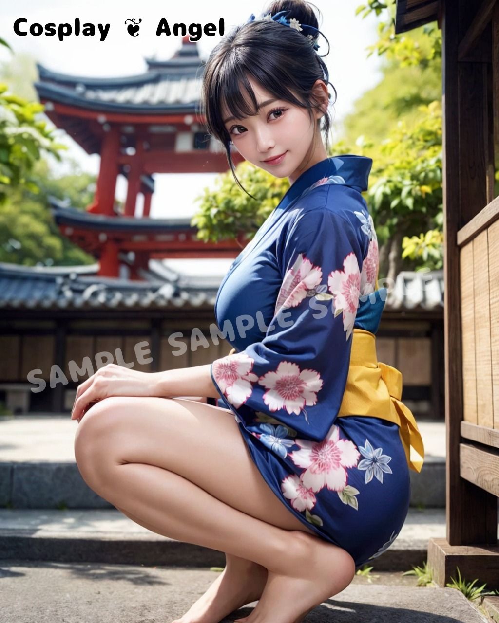 サンプル画像2:グラドルとのひと夏の想い出(Cosplay Angel) [d_303814]