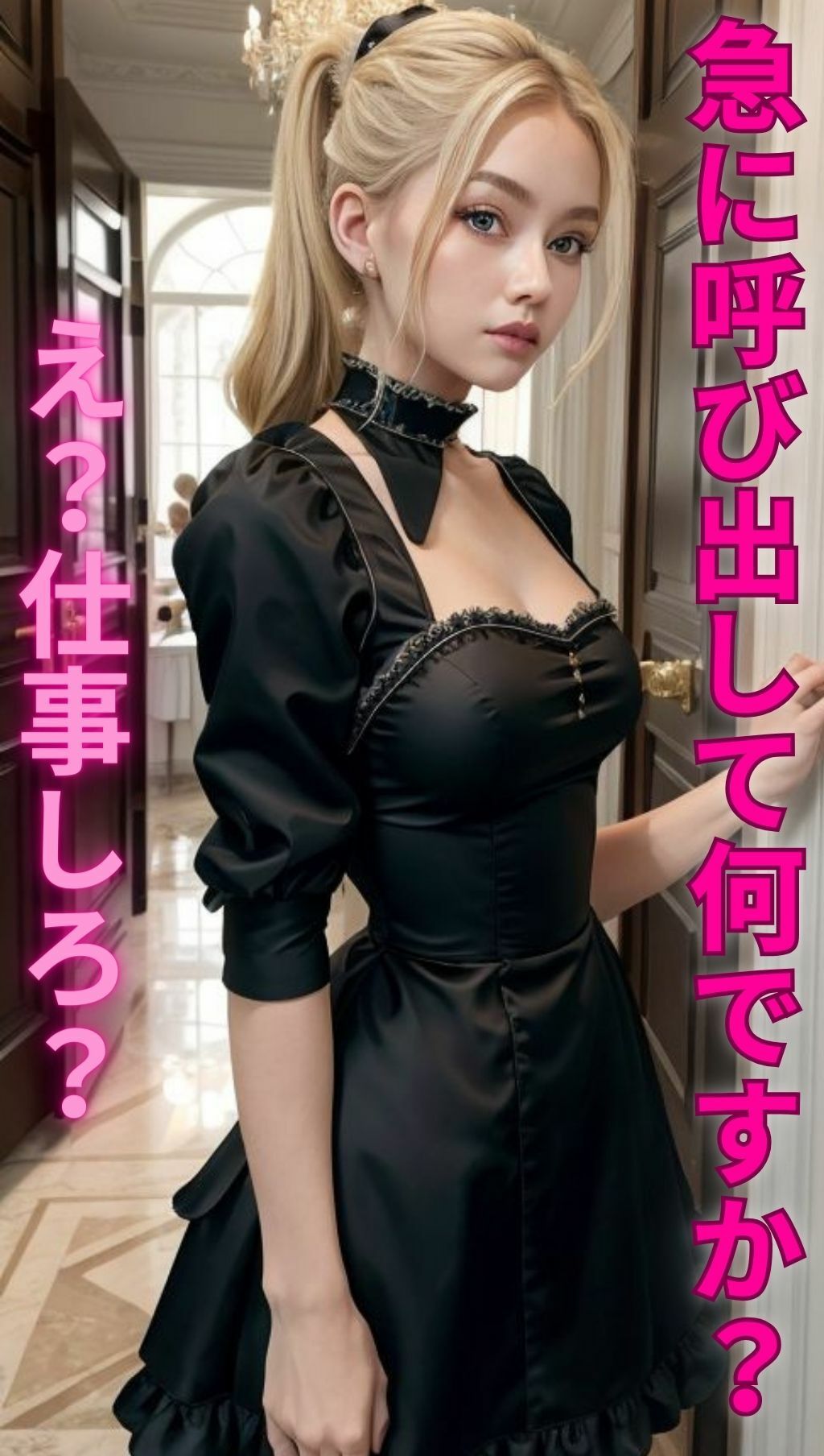 サンプル画像3:巨乳金髪メイドの秘密の残業(ドМ変態紳士帝国Z) [d_303824]