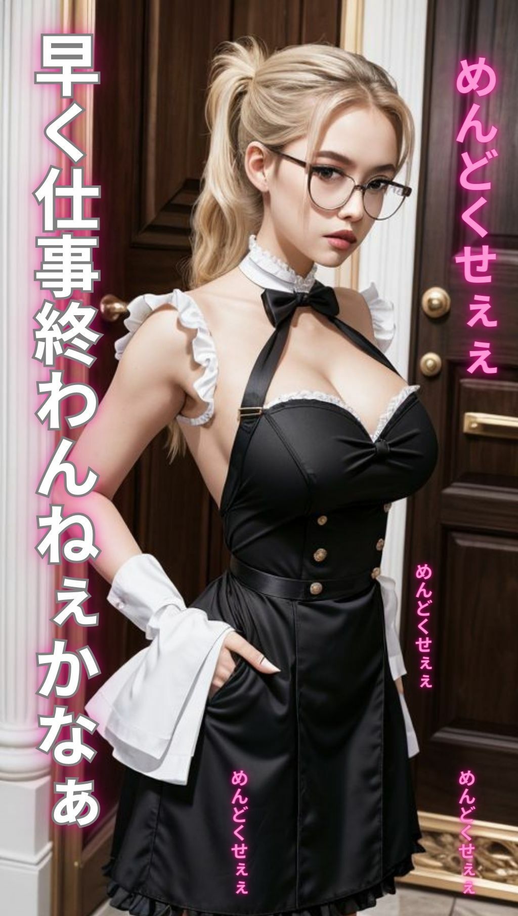 サンプル画像4:巨乳金髪メイドの秘密の残業(ドМ変態紳士帝国Z) [d_303824]