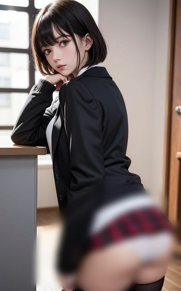 サンプル画像6:地味目な童顔ロリが教室で脱ぎだした(男のすべてがここにある) [d_303839]