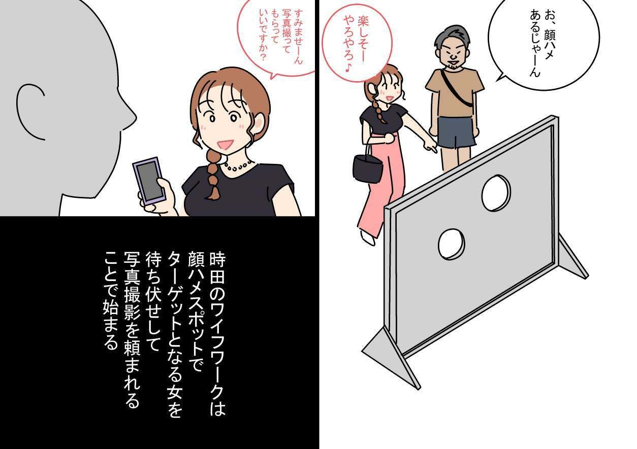 サンプル画像1:顔ハメの裏側(よい子ブックス) [d_303956]