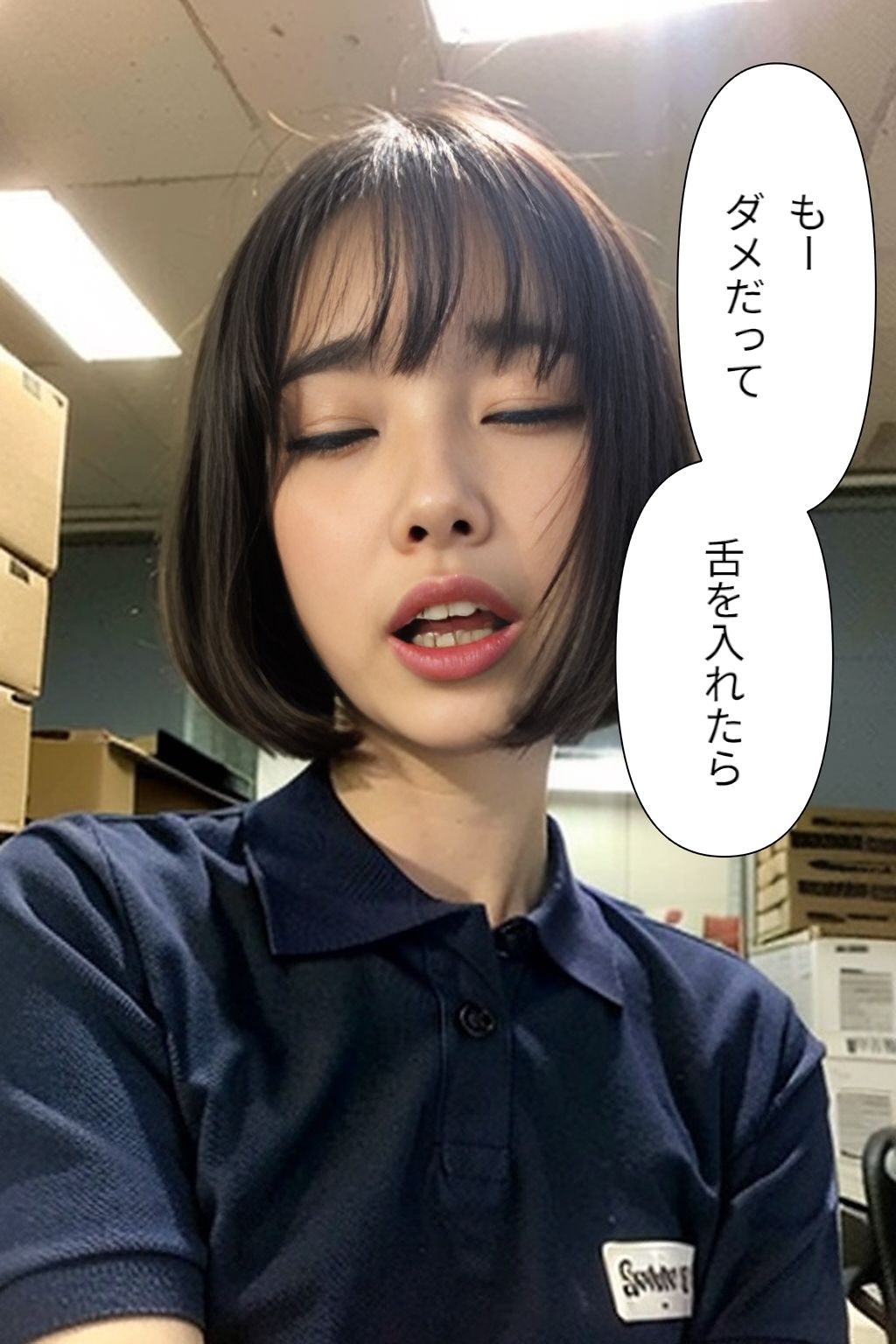 サンプル画像4:職場のウザい女で童貞捨てたったwww(AエロI) [d_303999]