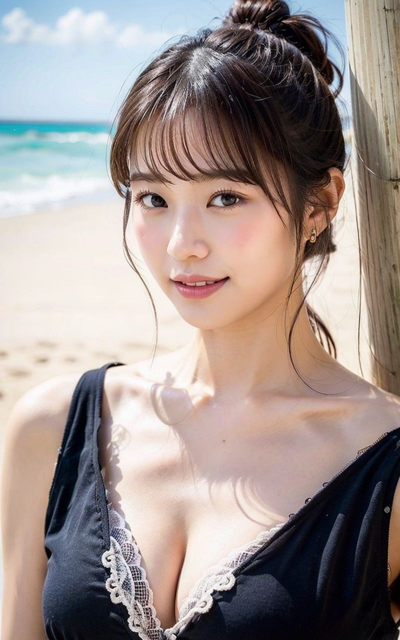 100人のAIグラビアアイドル写真集 4巻 豊満で美しい色気が放つセクシーショット オマケ8枚のサンプル画像 6