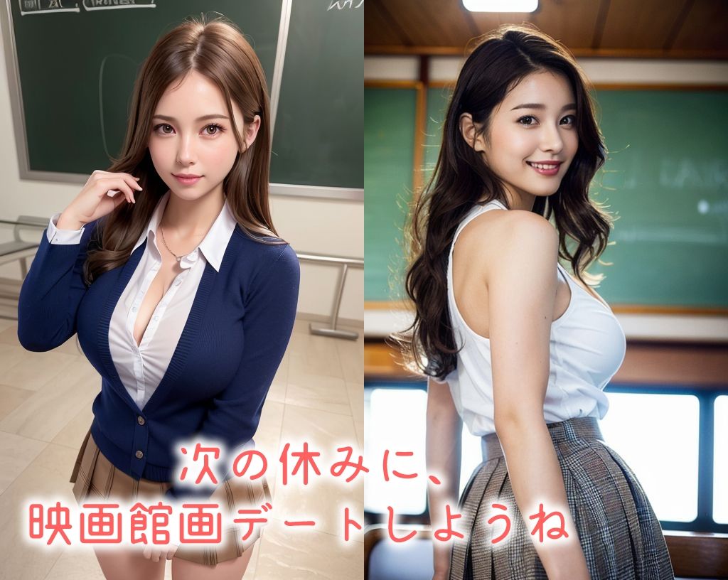 サンプル画像2:「制服コスプレ美女」かわいくてセクシーなAI写真集vol.15（全435ページ）(AIグラビア出版) [d_304268]