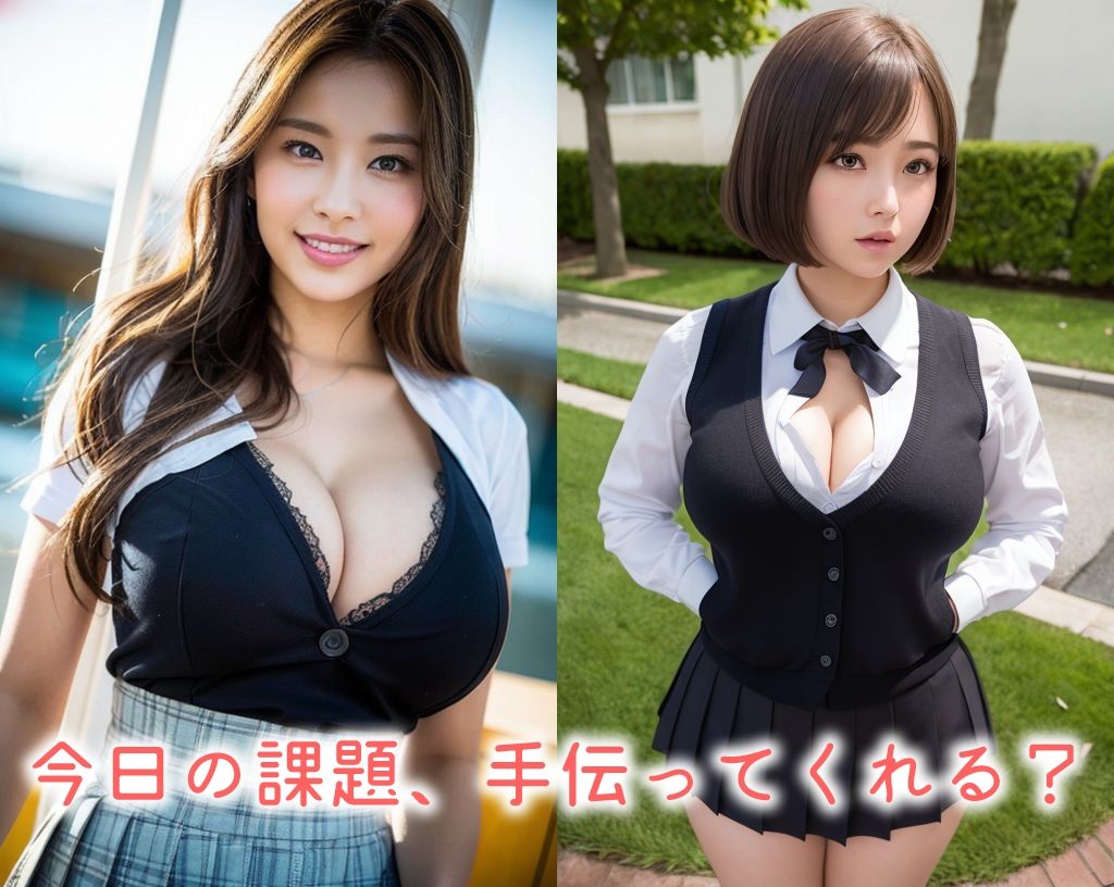 サンプル画像5:「制服コスプレ美女」かわいくてセクシーなAI写真集vol.15（全435ページ）(AIグラビア出版) [d_304268]