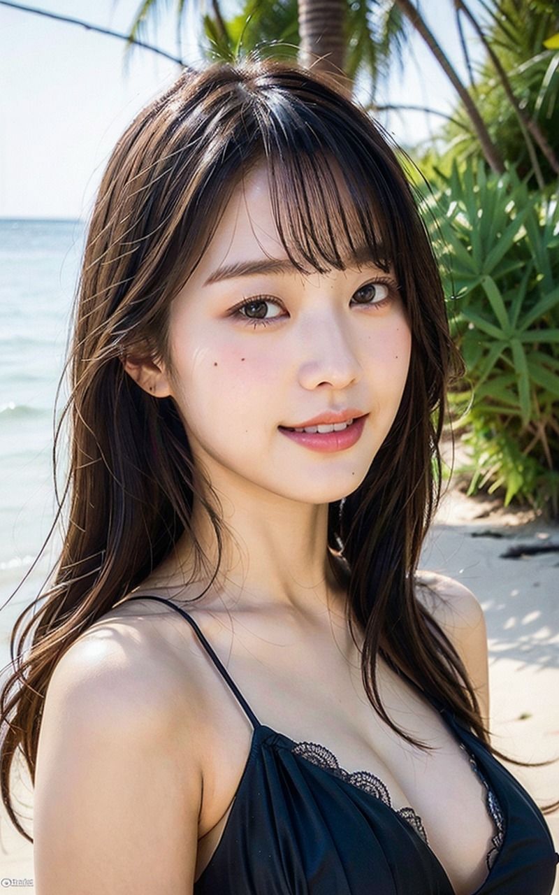 サンプル画像3:100人のAIグラビアアイドル写真集 6巻 思い出の美谷間 オマケ8枚(デジタル彼女紹介所) [d_304290]