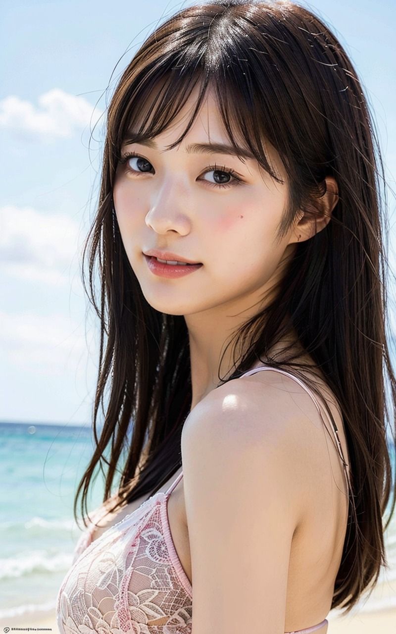 サンプル画像2:100人のAIグラビアアイドル写真集 8巻 清純な笑顔が魅力的な王道グラビア オマケ8枚(デジタル彼女紹介所) [d_304299]