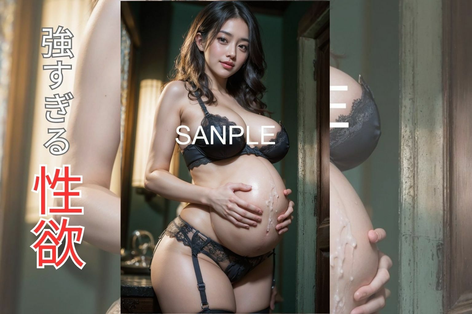 サンプル画像1:S級変態美女ボテ腹妊婦は欲求不満(ちょこれいと) [d_304304]