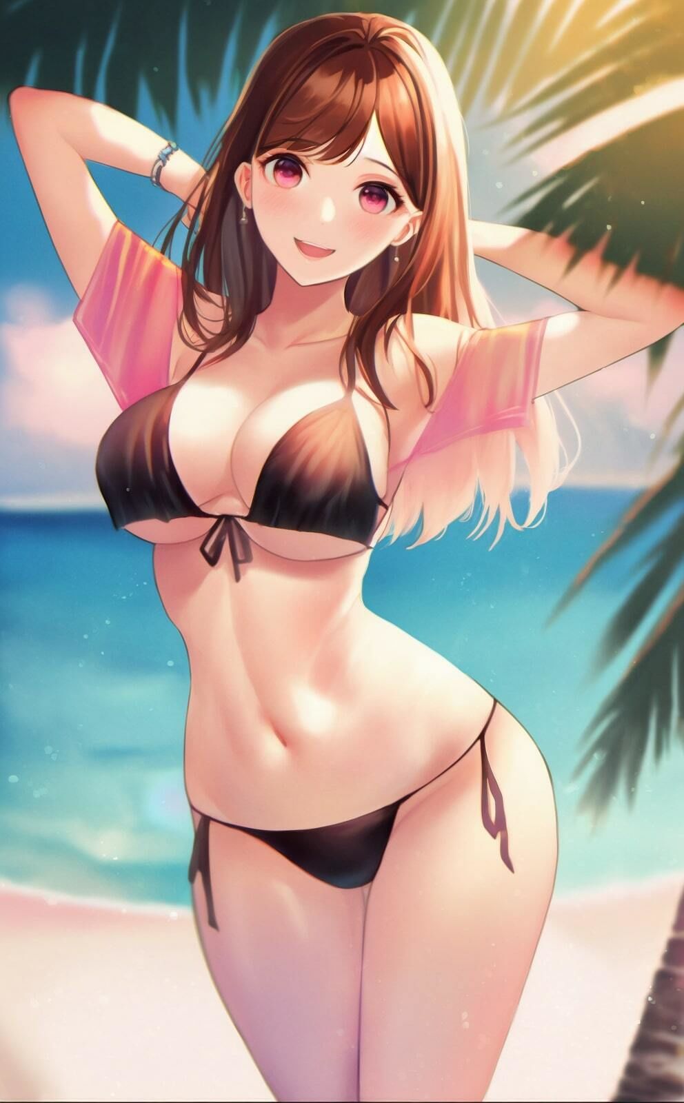 サンプル画像4:巨乳美女【妄想イラスト美女図鑑vol.1】(AIイラスト美女研究所) [d_304322]