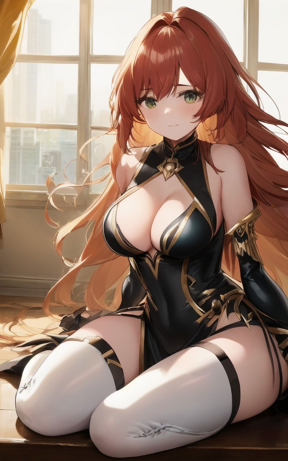 サンプル画像1:巨乳美女【妄想イラスト美女図鑑vol.4】(AIイラスト美女研究所) [d_304347]