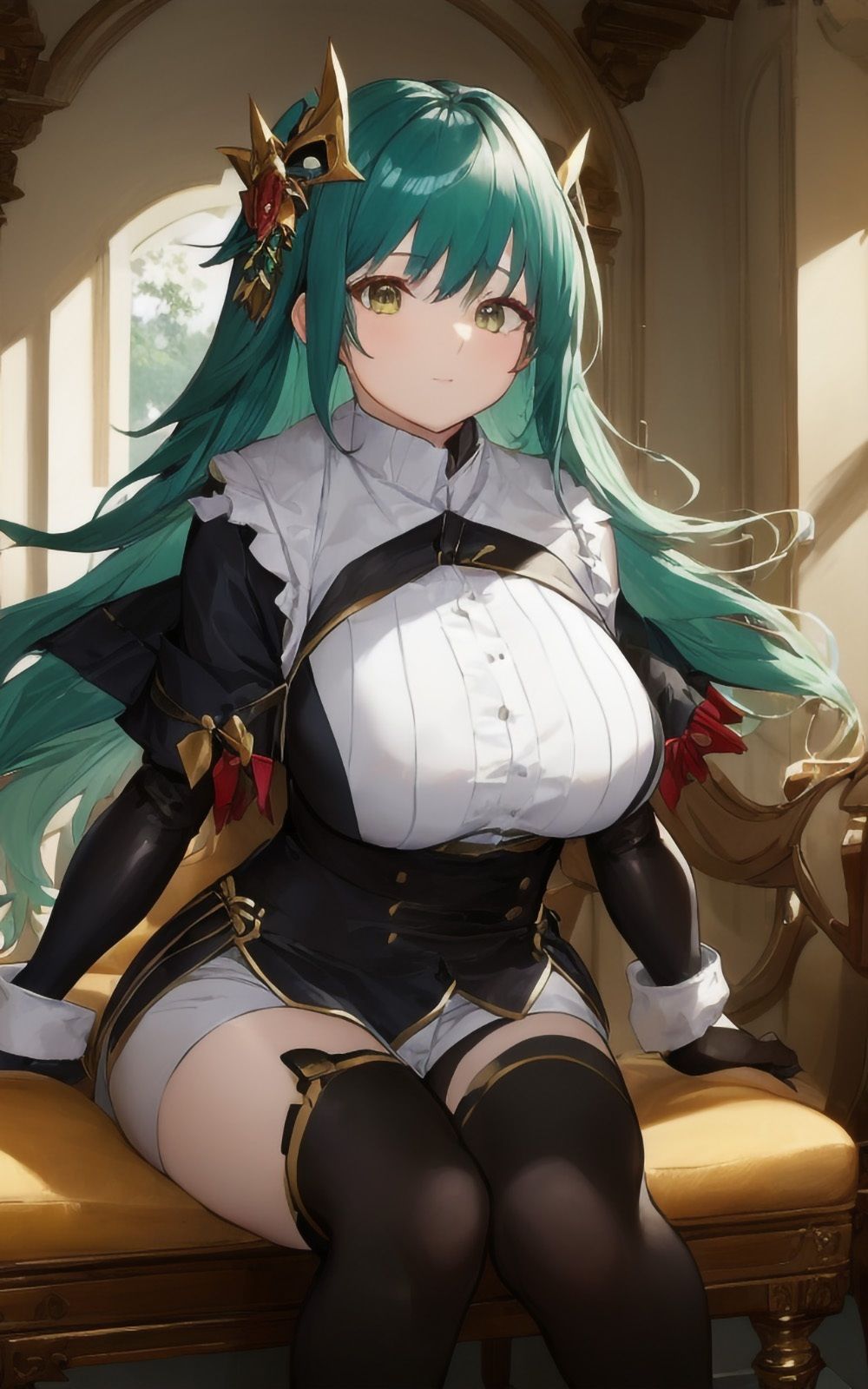 サンプル画像3:巨乳美女【妄想イラスト美女図鑑vol.4】(AIイラスト美女研究所) [d_304347]