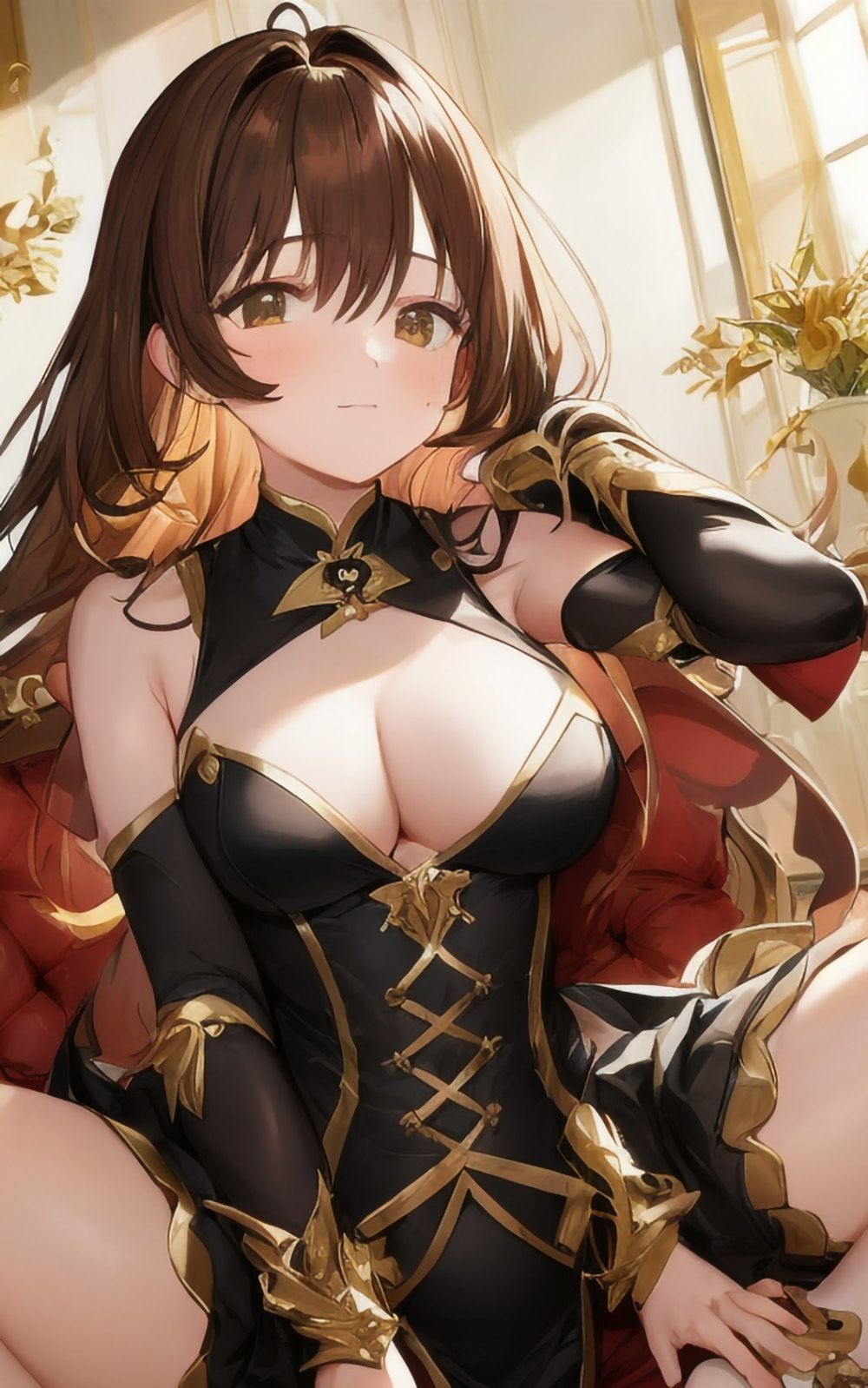 サンプル画像3:巨乳美女【妄想イラスト美女図鑑vol.5】(AIイラスト美女研究所) [d_304354]