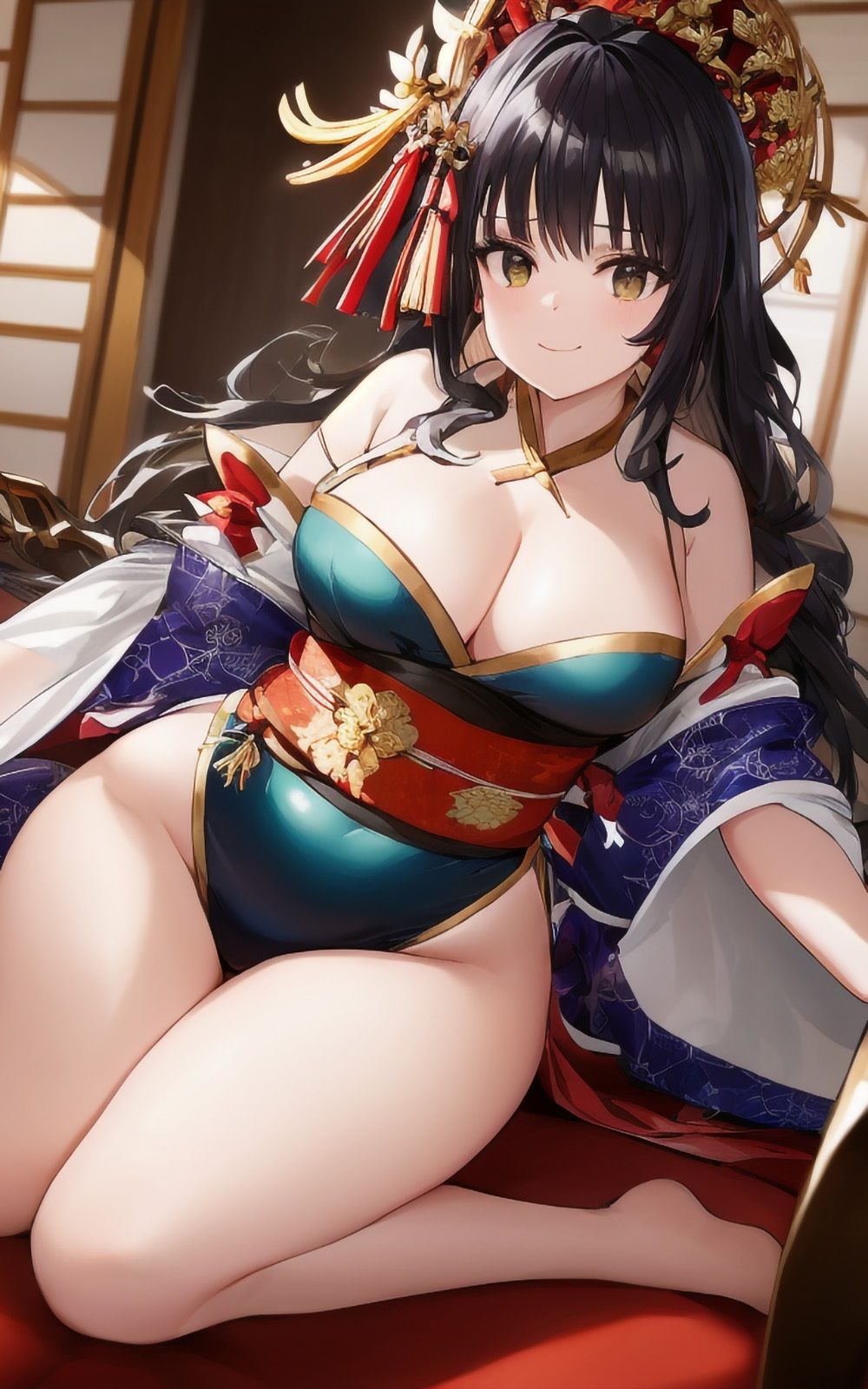 サンプル画像4:巨乳美女【妄想イラスト美女図鑑vol.5】(AIイラスト美女研究所) [d_304354]