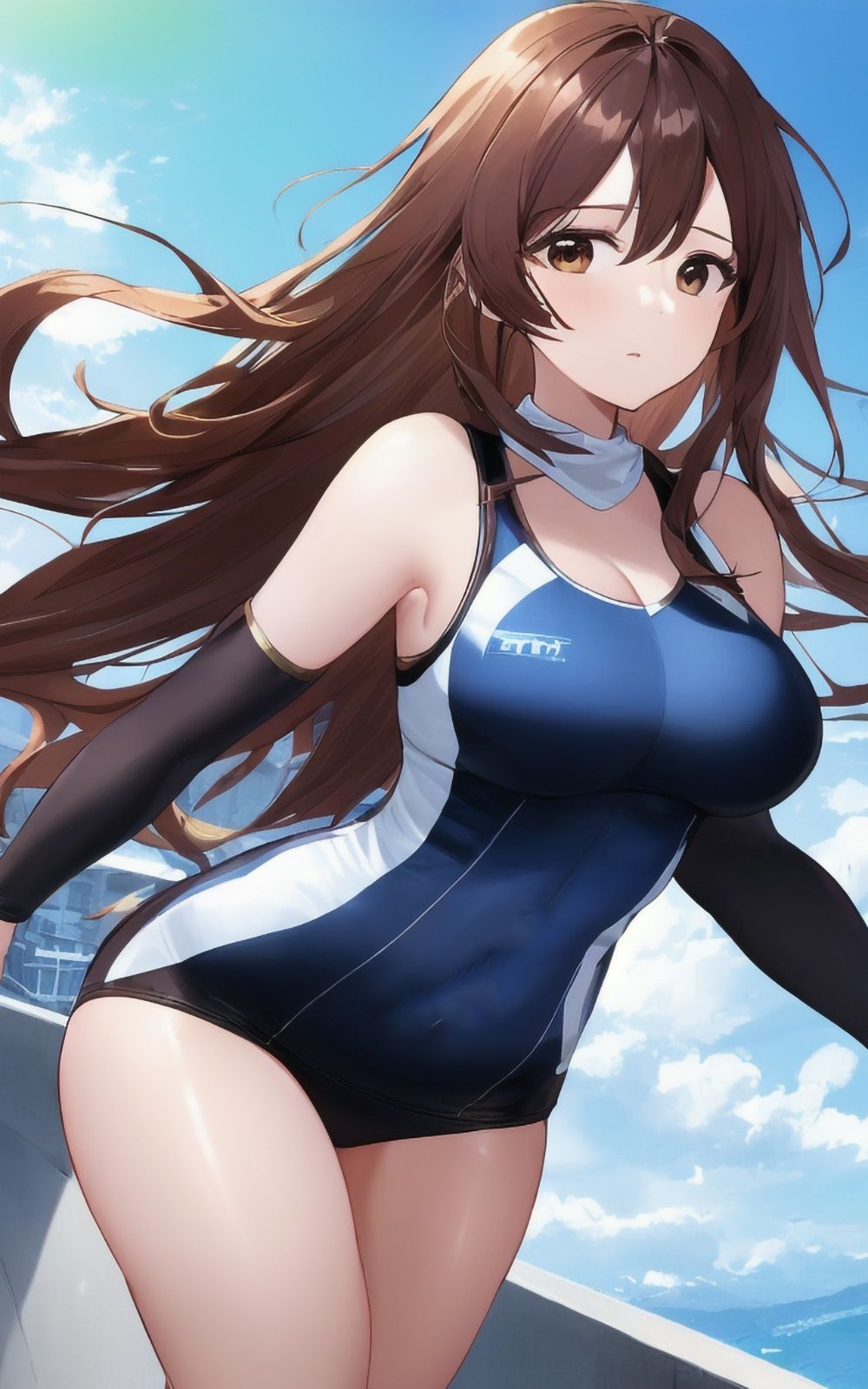 サンプル画像3:巨乳美女【妄想イラスト美女図鑑vol.6】(AIイラスト美女研究所) [d_304355]