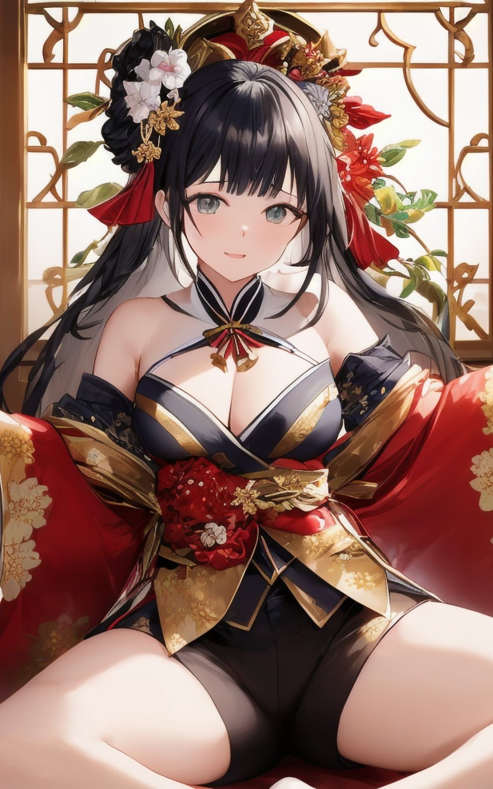 サンプル画像4:巨乳美女【妄想イラスト美女図鑑vol.6】(AIイラスト美女研究所) [d_304355]