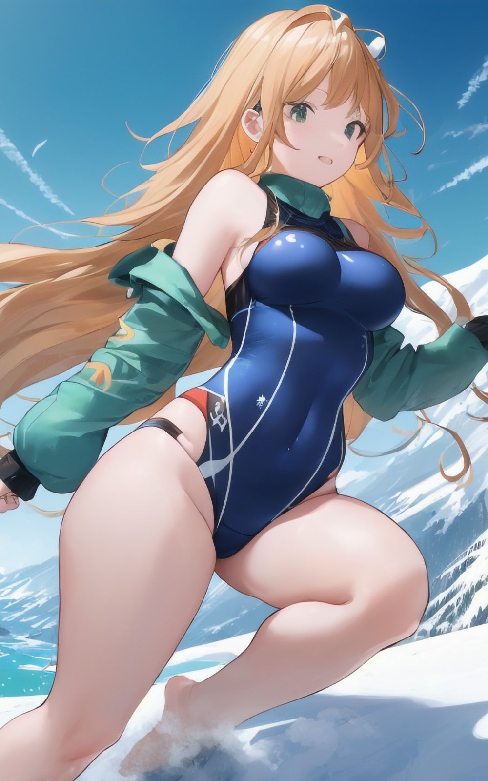 【無料】巨乳美女【妄想イラスト美女図鑑vol.7】