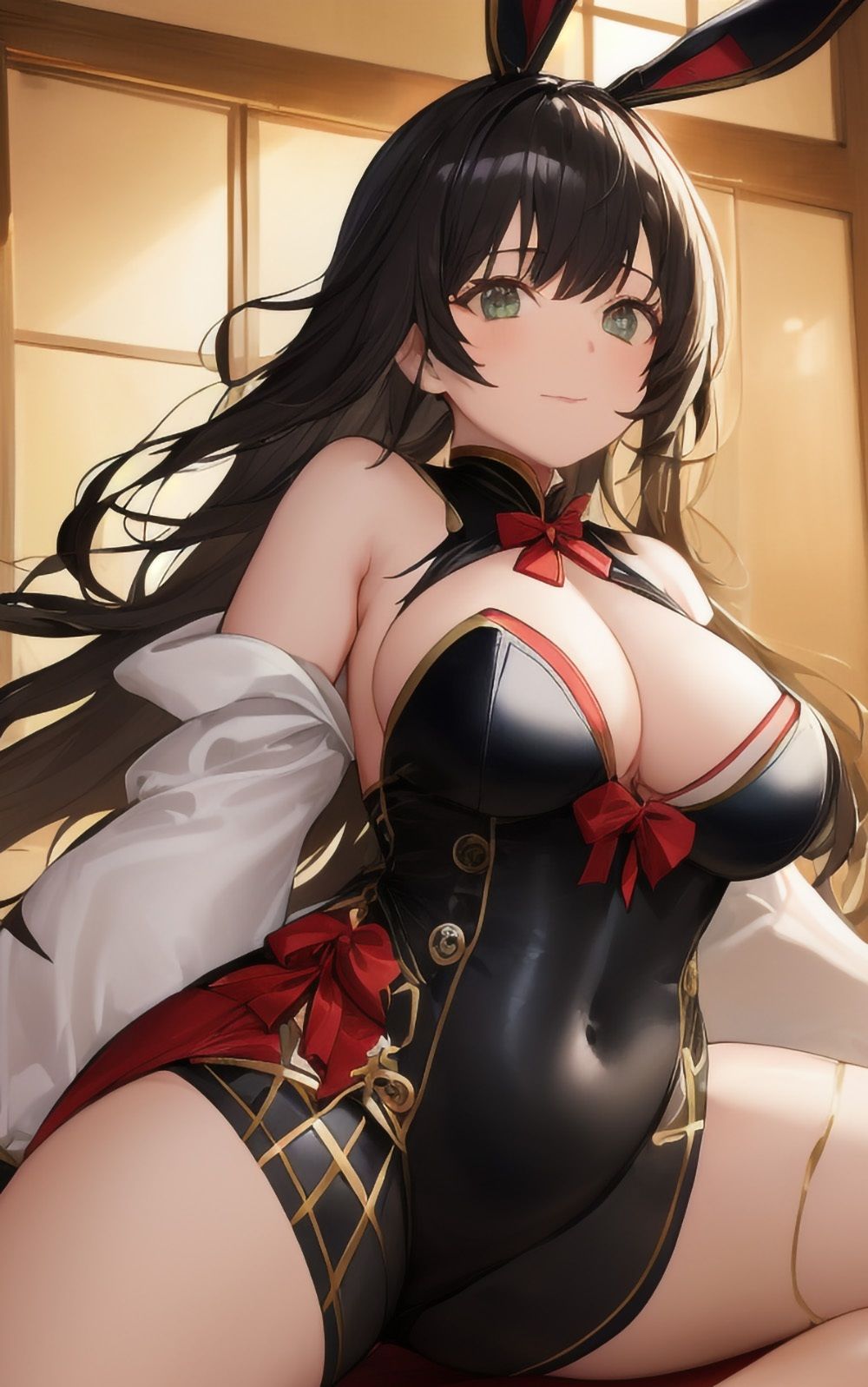 サンプル画像1:巨乳美女【妄想イラスト美女図鑑vol.8】(AIイラスト美女研究所) [d_304357]