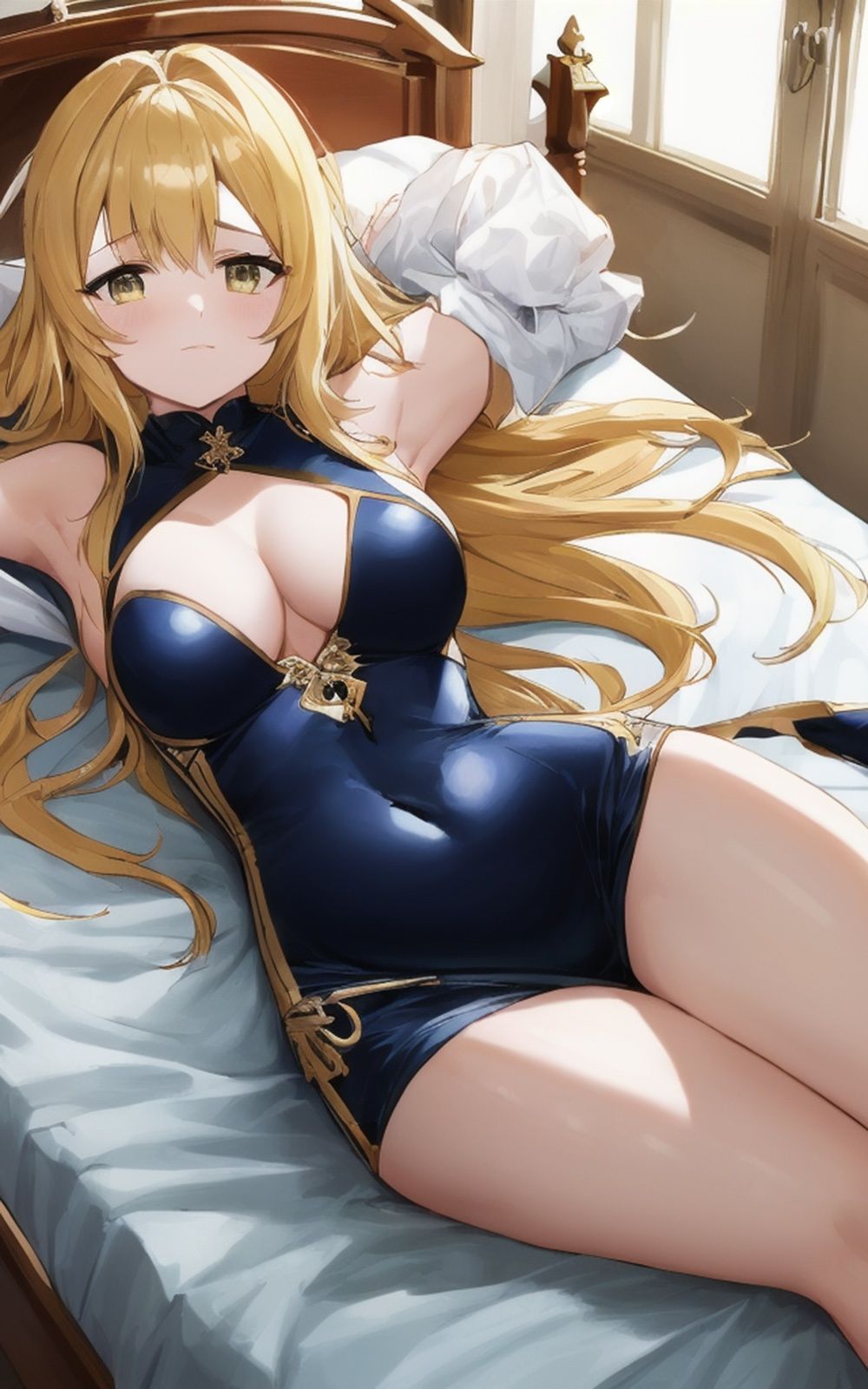 サンプル画像2:巨乳美女【妄想イラスト美女図鑑vol.10】(AIイラスト美女研究所) [d_304360]