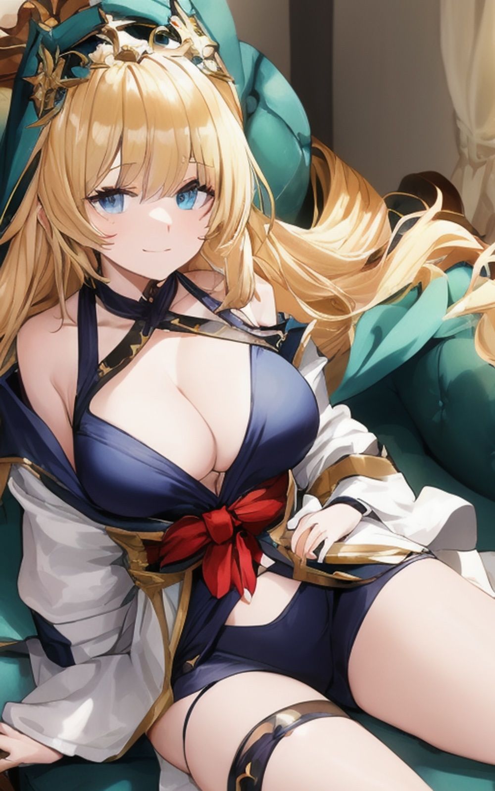 サンプル画像1:巨乳美女【妄想イラスト美女図鑑vol.11】(AIイラスト美女研究所) [d_304400]