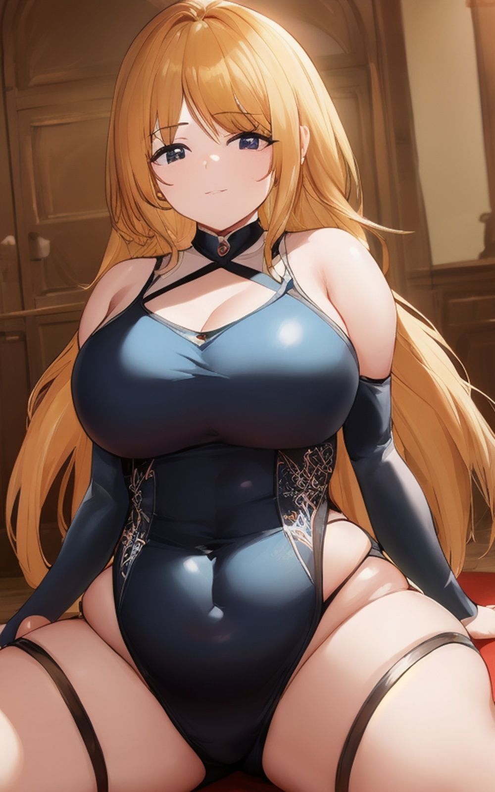 サンプル画像3:巨乳美女【妄想イラスト美女図鑑vol.12】(AIイラスト美女研究所) [d_304402]