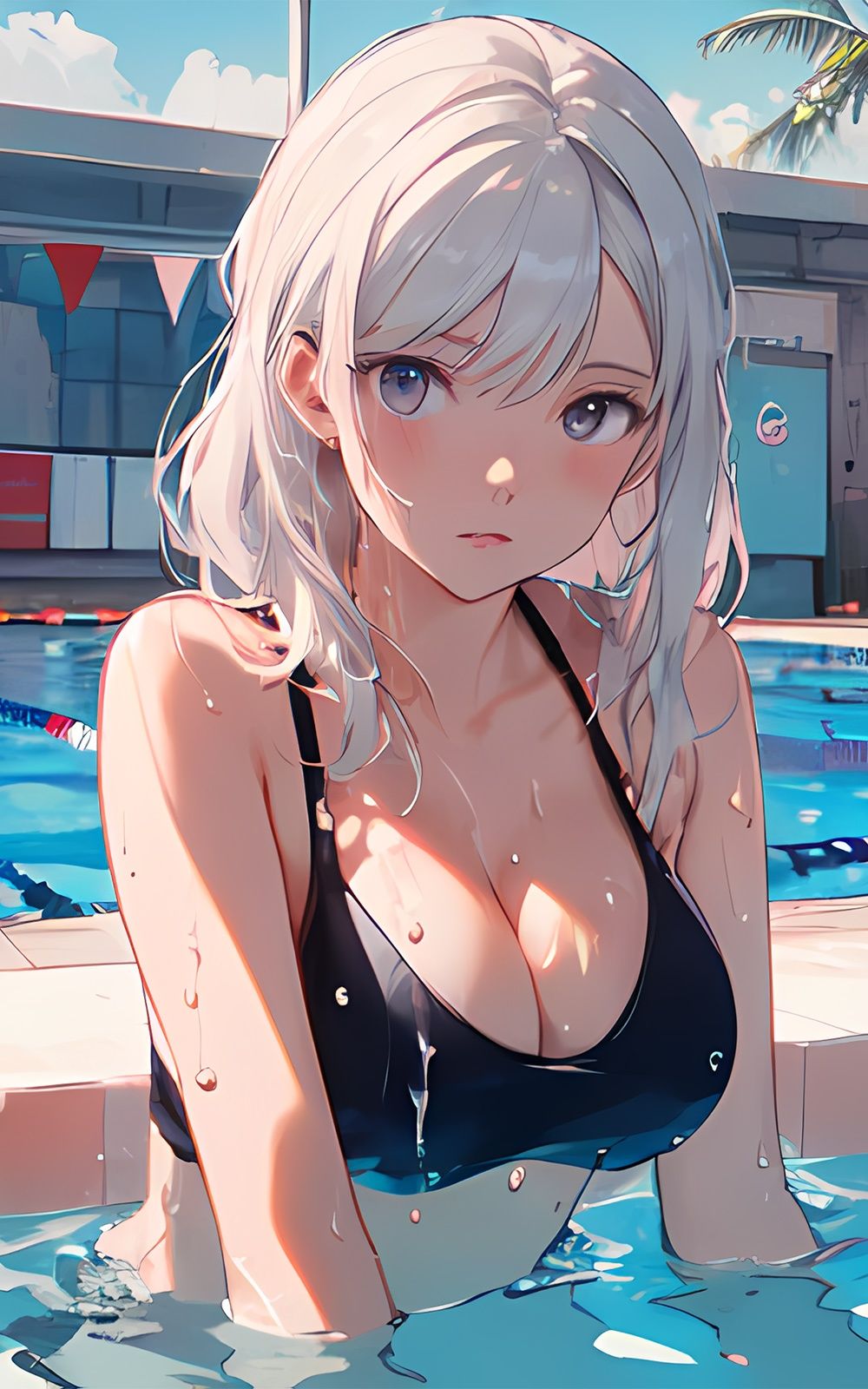 サンプル画像3:巨乳美女【妄想イラスト美女図鑑vol.14】(AIイラスト美女研究所) [d_304407]