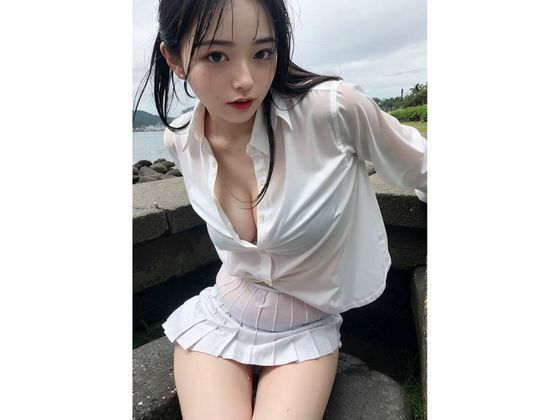 サンプル画像4:女子校生の濡れ透け天国(くちゃまる) [d_304438]