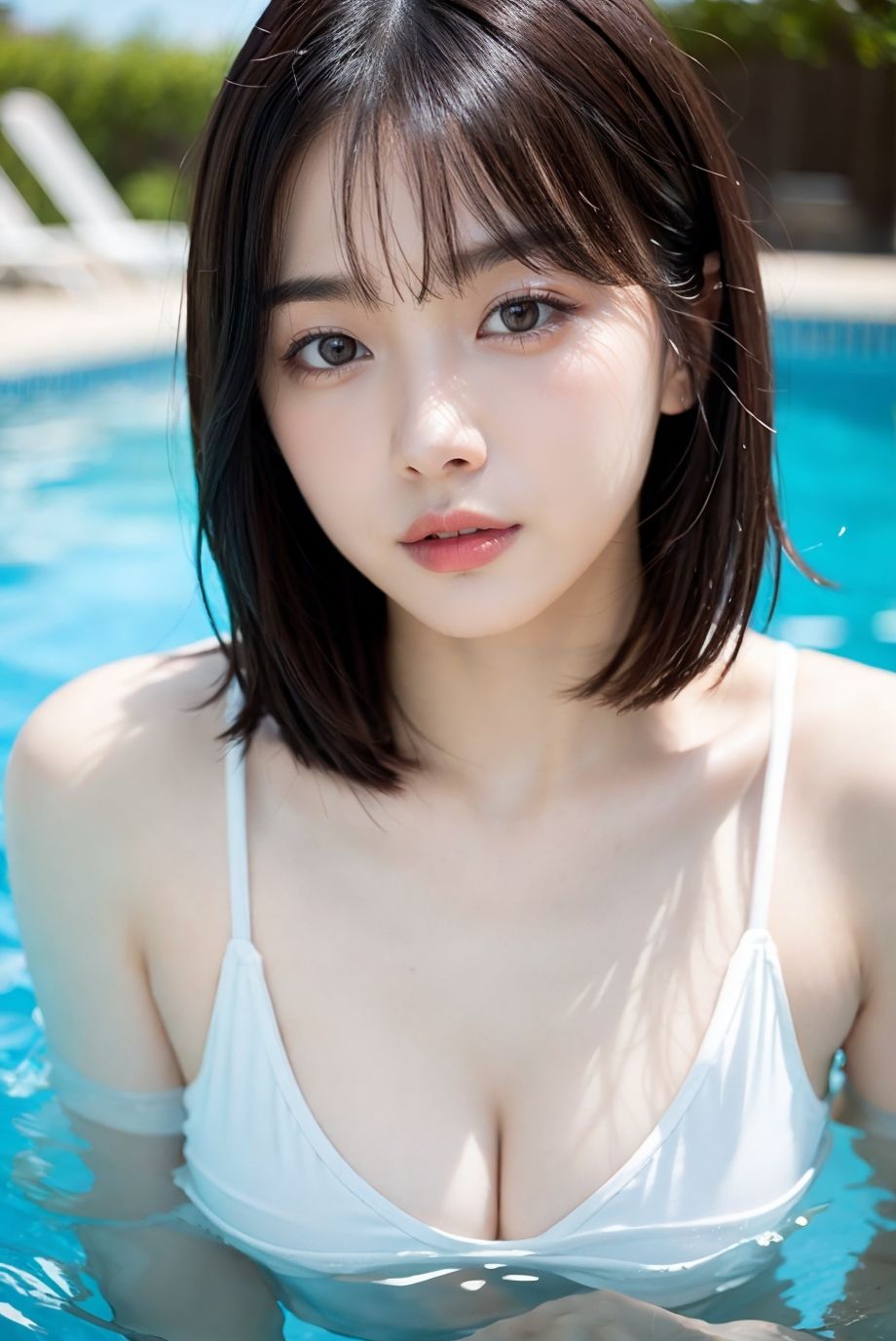 サンプル画像4:新人AV女優デビュー〜個人撮影プール編〜(パンパン屋) [d_304639]