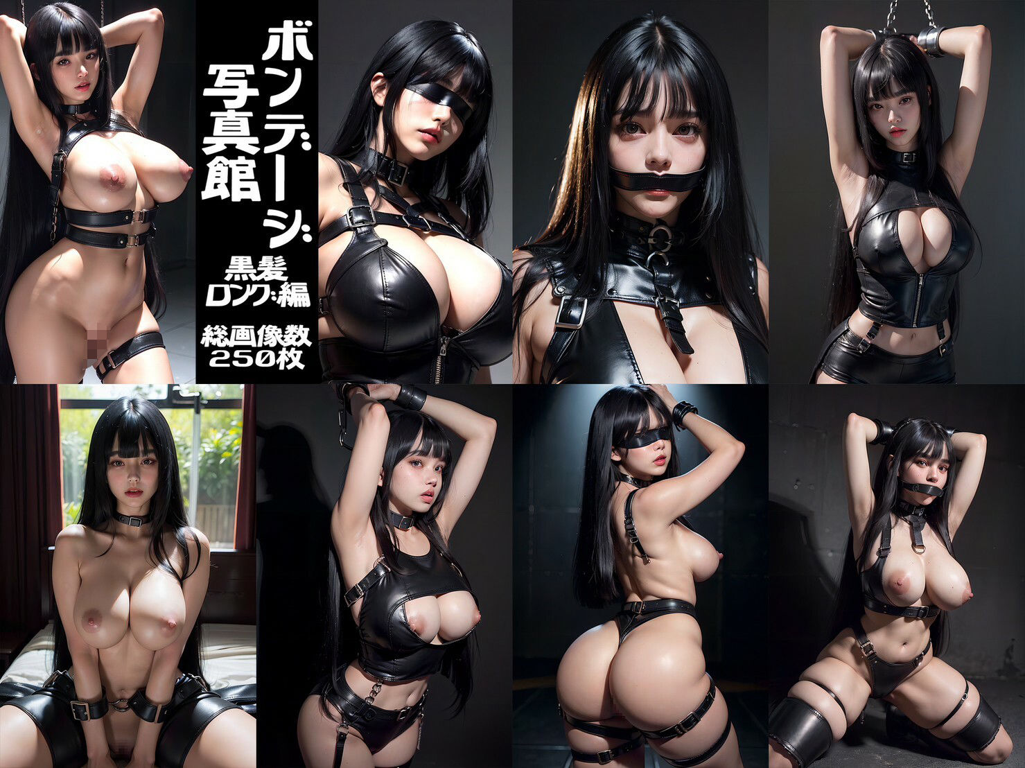 サンプル画像1:ボンデージ写真館 ロングヘア THE BEST(AIグラビア出版「AI DOOLs」) [d_304683]