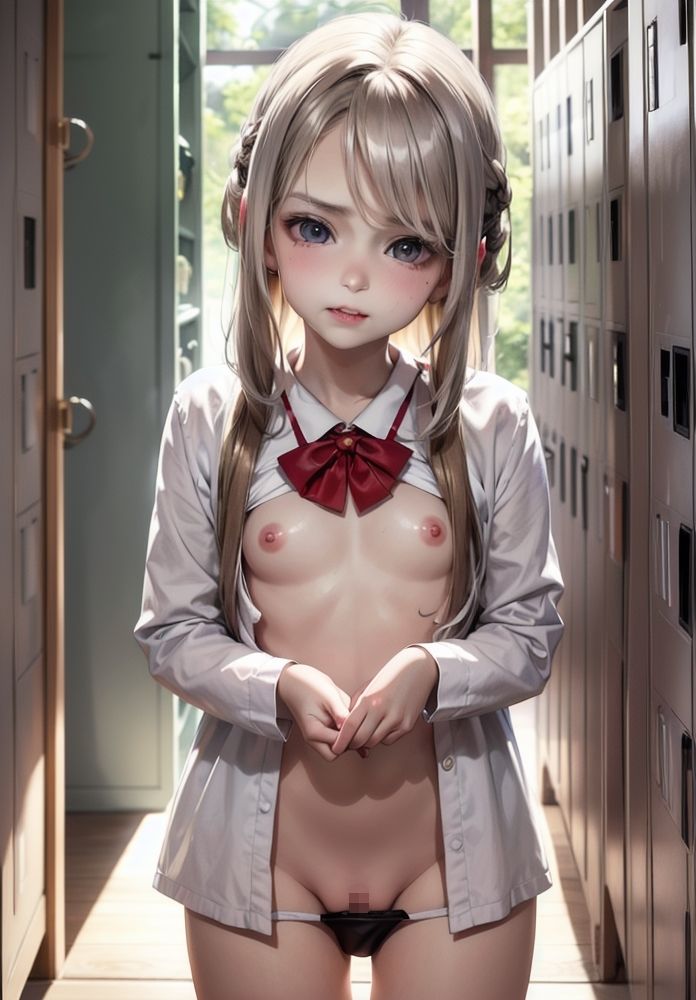 サンプル画像1:ロッカールームの少女2(白熊兎) [d_304738]