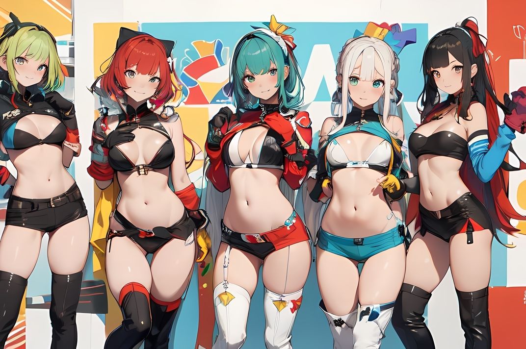 サンプル画像1:【R18】MIX GIRLS -Another Side- 3 えっろい体を魅せつけるレースクイーン達に種付けし放題！(Yuri – AI Creator) [d_304817]