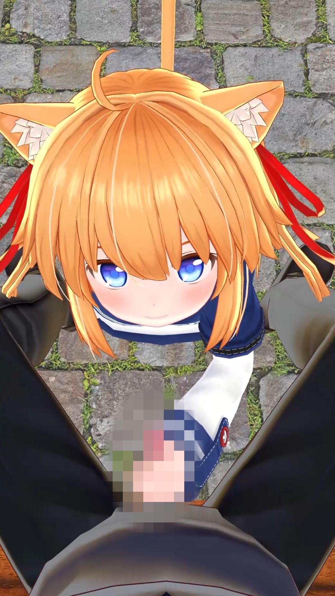 サンプル画像1:【縦動画】セーラーケモミミ少女公園でハメ撮り(ひめあにめ。) [d_304884]