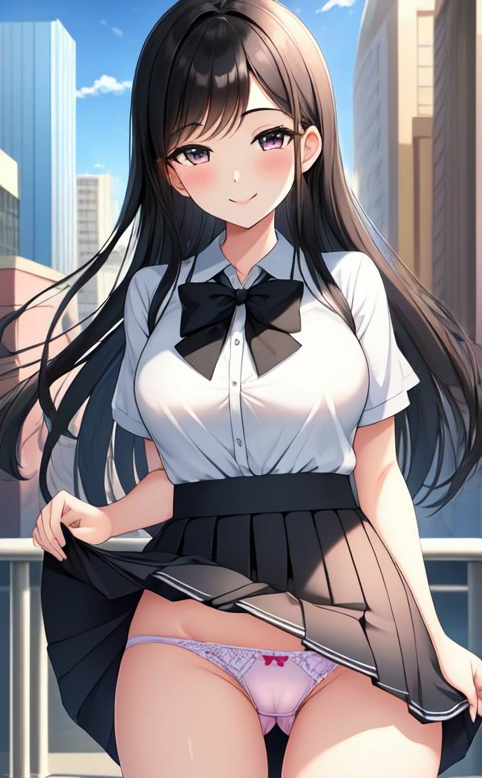 サンプル画像1:ぱんつでおでかけ(にゃんにゃんボンバーズ) [d_304897]