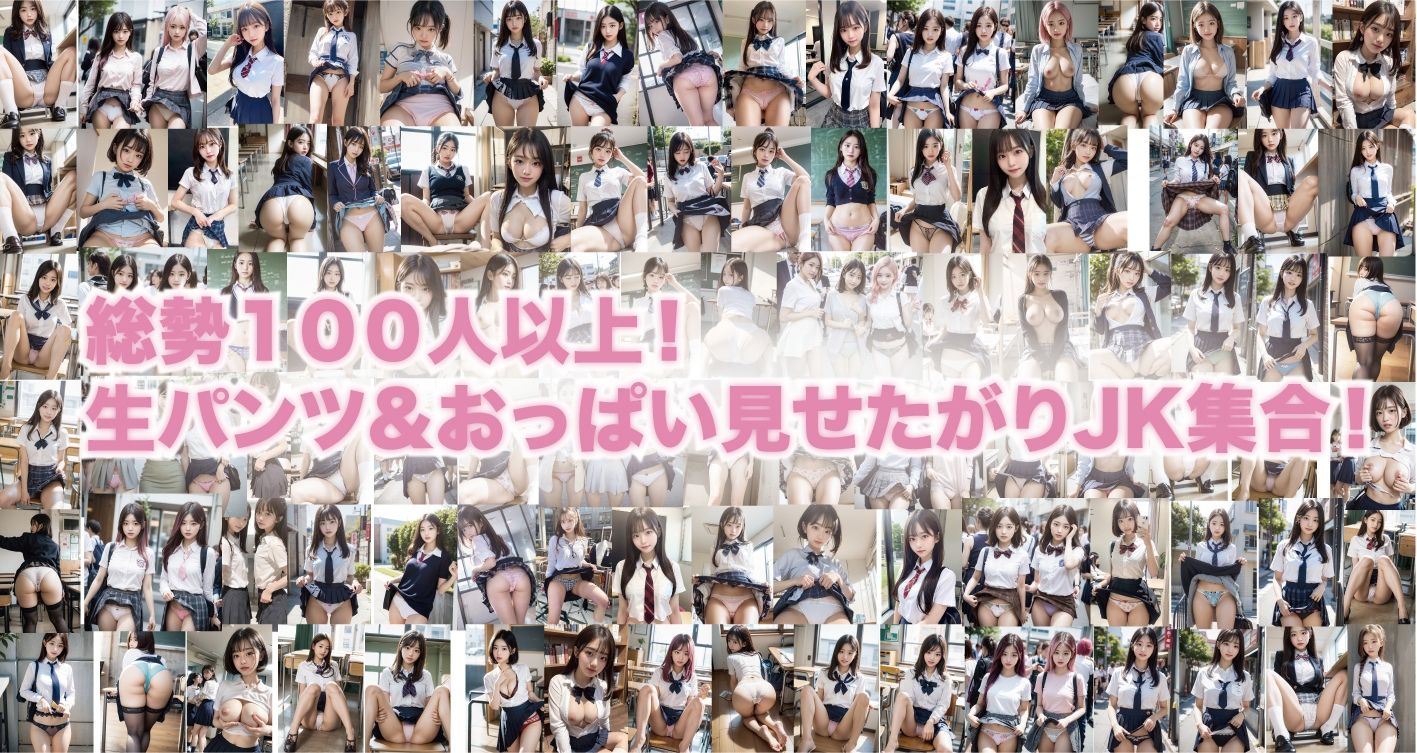 サンプル画像1:えっちな生パンツ見せたがりJKちゃん！ぽろりもあるよっ？(JJClub) [d_304898]