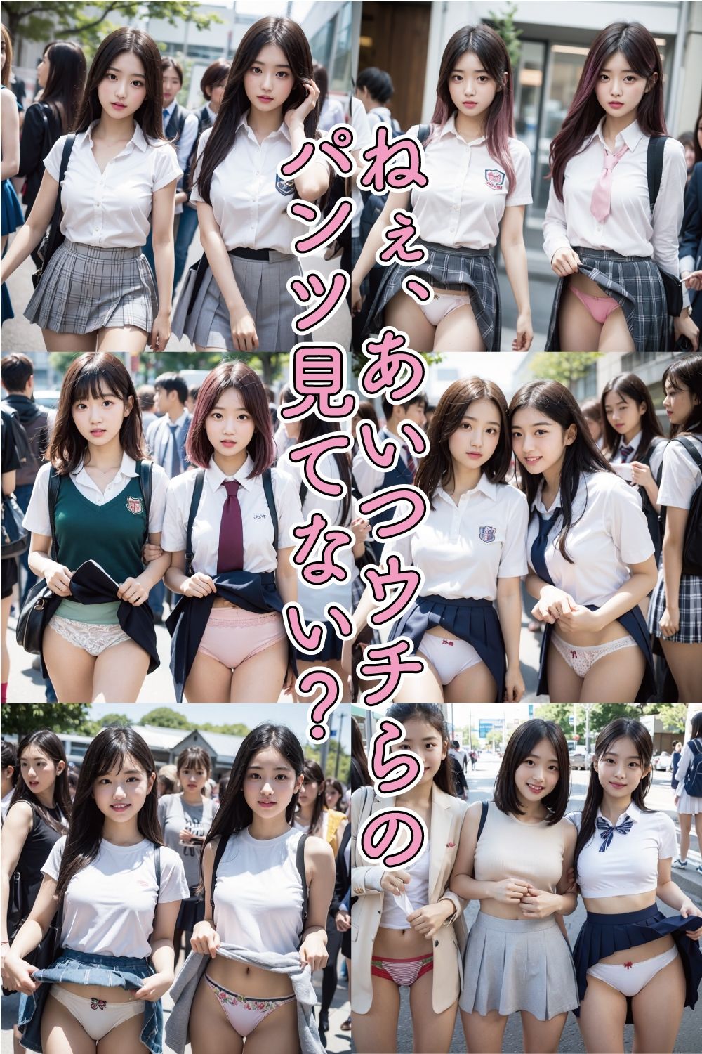 サンプル画像3:えっちな生パンツ見せたがりJKちゃん！ぽろりもあるよっ？(JJClub) [d_304898]