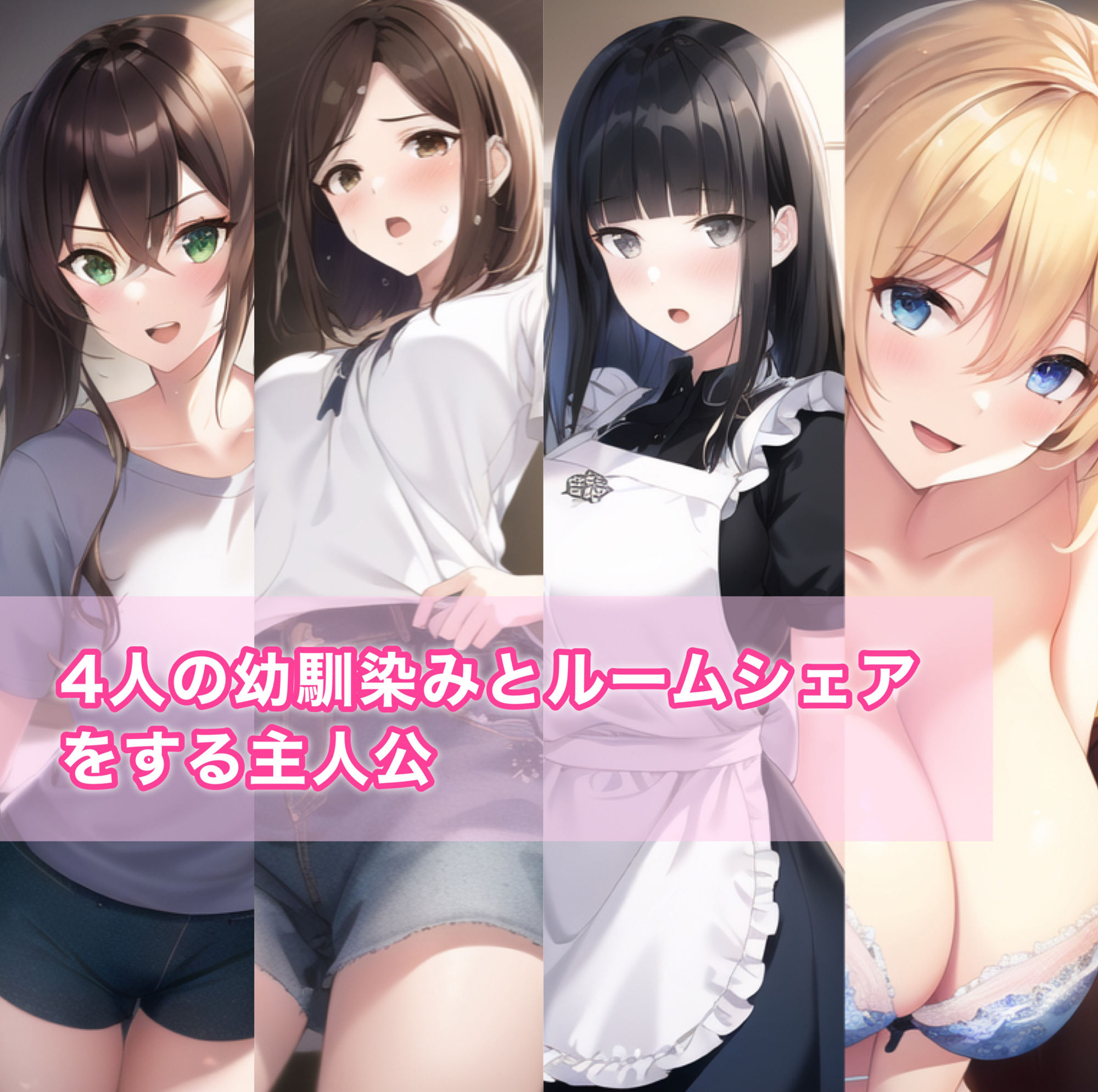 サンプル画像1:ルームシェア中の幼馴染みの全裸成長記録(水戸まなつの新鮮市場) [d_304978]