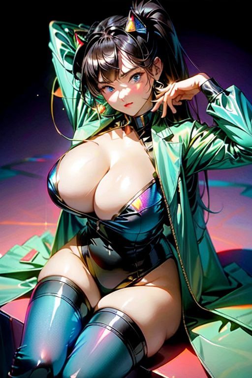 サンプル画像2:爆乳AIレーザー1(AI出版) [d_305083]