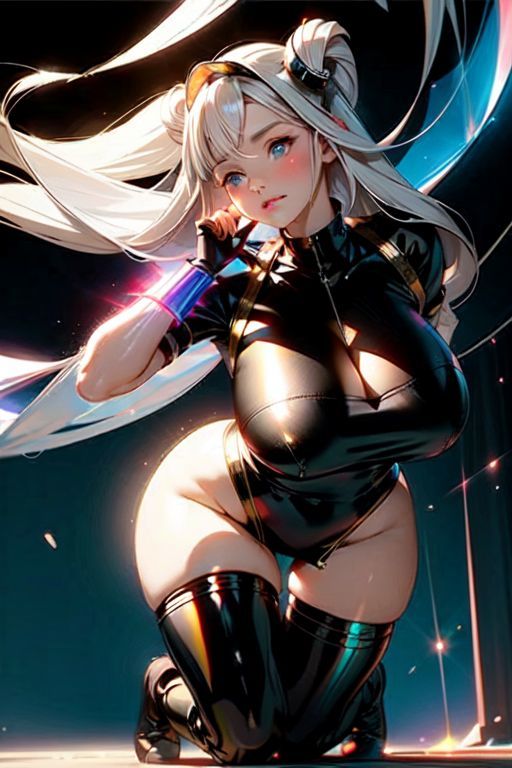 サンプル画像4:爆乳AIレーザー1(AI出版) [d_305083]