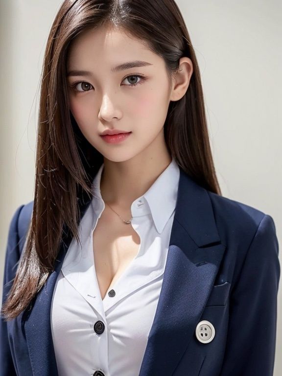 サンプル画像1:制服コスプレ美女【AIグラドル編集部vol.237】(AI美女出版) [d_305141]