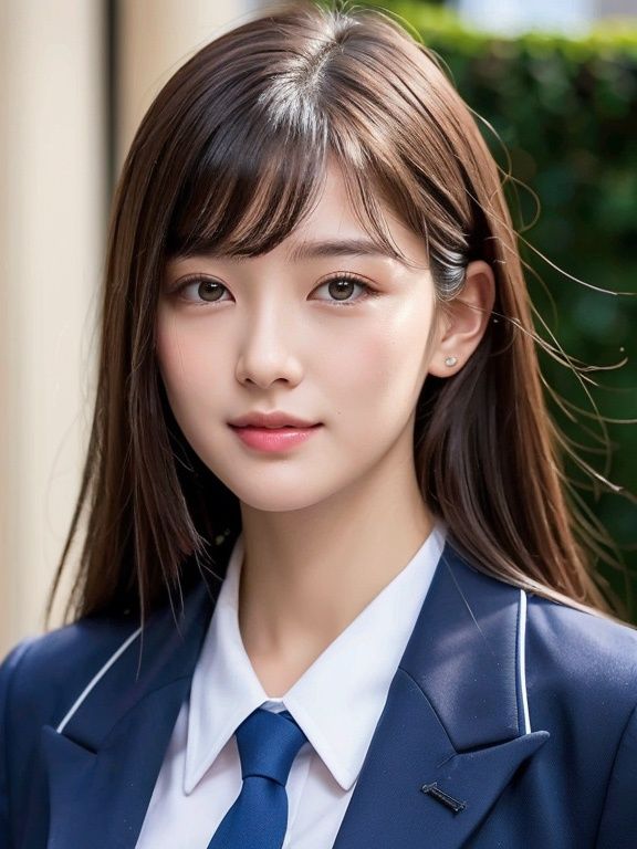 サンプル画像2:制服コスプレ美女【AIグラドル編集部vol.237】(AI美女出版) [d_305141]