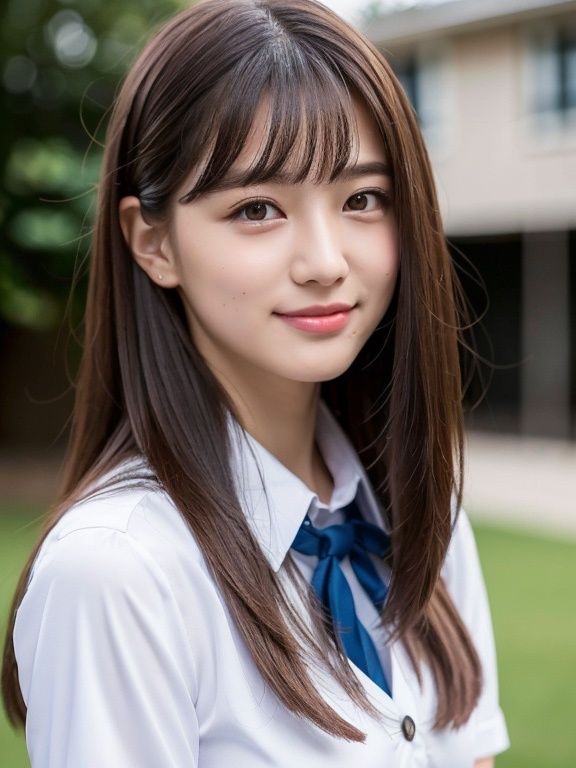 サンプル画像3:制服コスプレ美女【AIグラドル編集部vol.237】(AI美女出版) [d_305141]