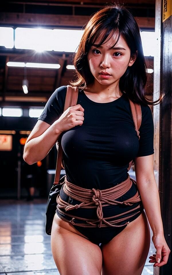 サンプル画像1:ぽっちゃりヲタ女やりすぎ縛り旅行「チャーシューみたい」(ぬぷぬぷ出版) [d_305145]