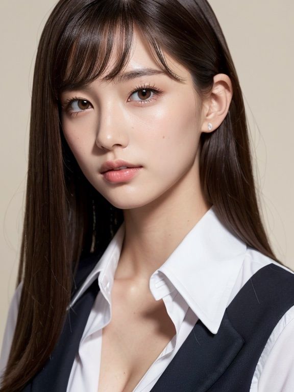 サンプル画像4:制服コスプレ美女【AIグラドル編集部vol.244】(AI美女出版) [d_305158]