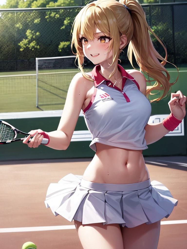 サンプル画像1:廻されたテニス少女(ぽりっしゅ本舗) [d_305171]