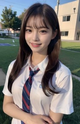 サンプル画像1:女子校生ナンパ2(AIコスプレ美女) [d_305231]