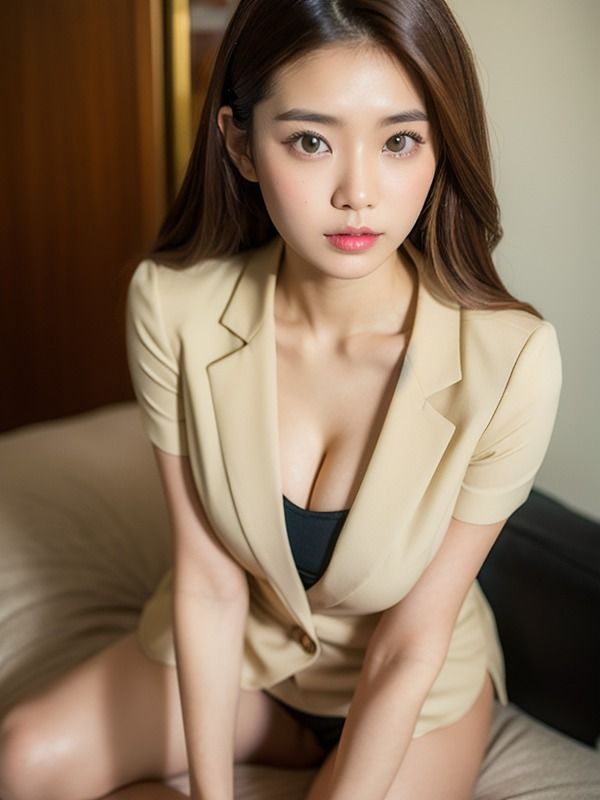 サンプル画像1:【AIグラビア写真集】ギャル×秘書OL100選 ＃30(AI美女クリエイターNINO) [d_305235]