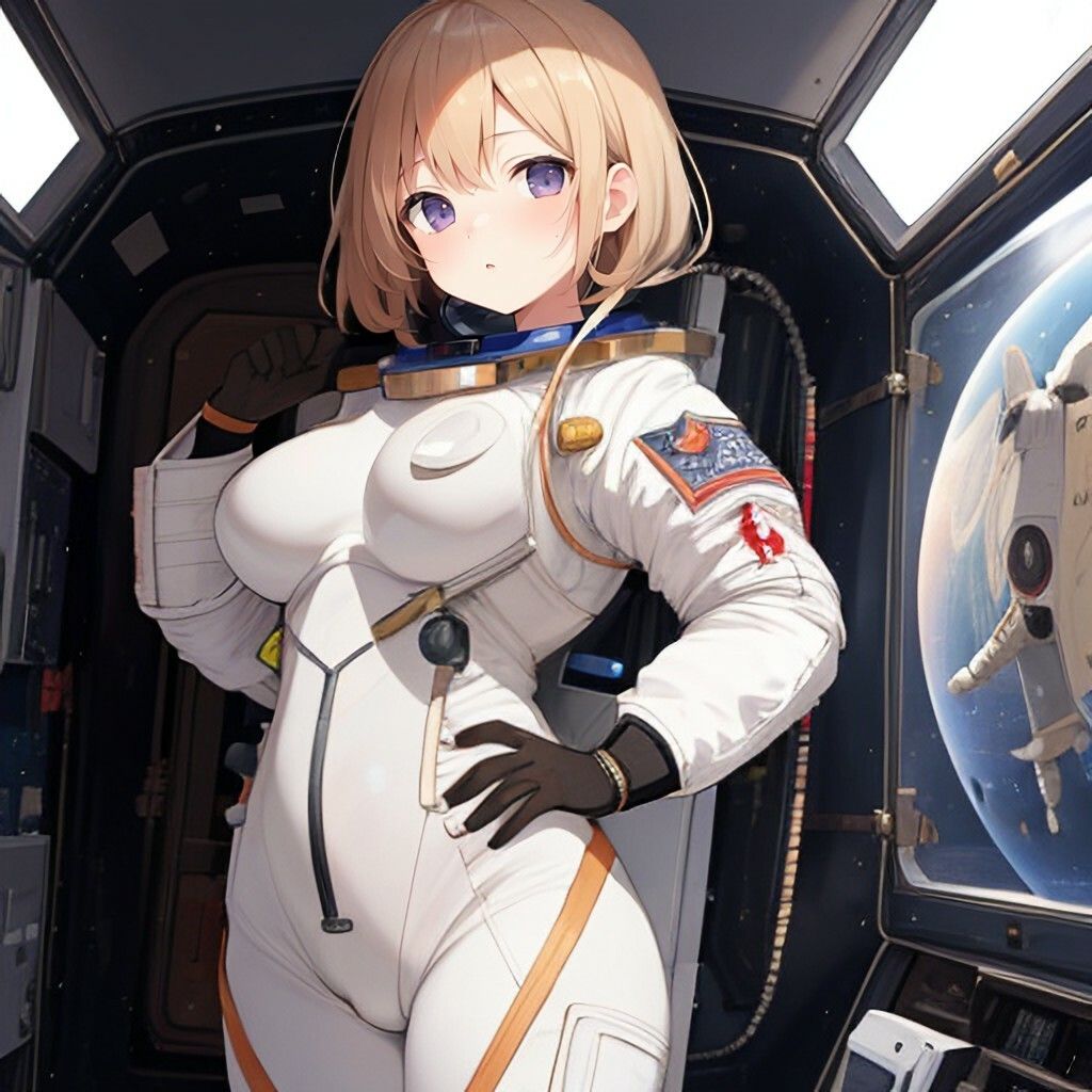 サンプル画像2:宇宙服風美少女さん(ほげふが) [d_305236]