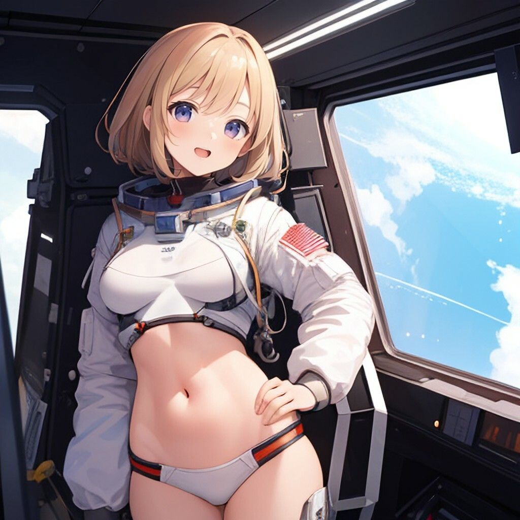 サンプル画像4:宇宙服風美少女さん(ほげふが) [d_305236]