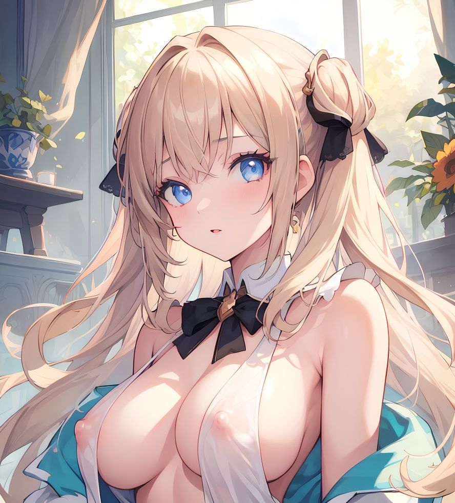 サンプル画像2:清楚な少女おっぱいイラスト集(エッチなキツネ) [d_305288]