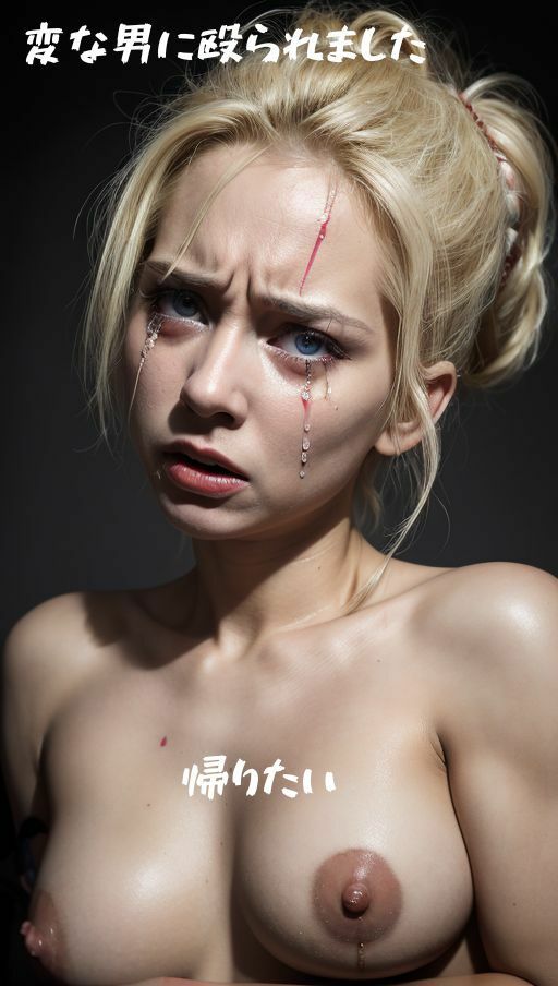 サンプル画像6:金髪美女凌●事件簿:ちょっと危険なAIブロンド美女写真集(ドМ変態紳士帝国Z) [d_305353]